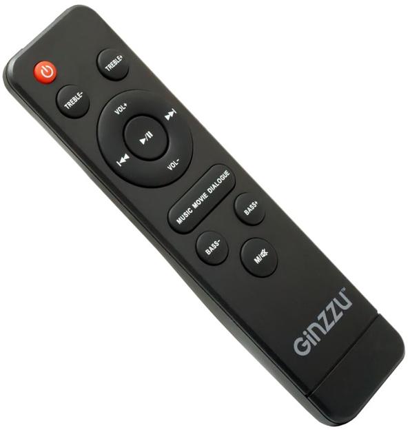 Саундбар Ginzzu GM-502 2.1 30Вт+30Вт черный фото 9