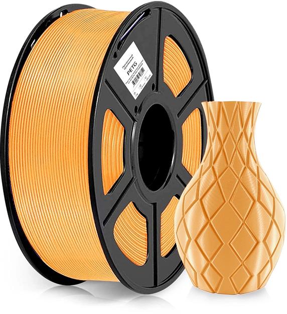 Пластик для принтера 3D Cactus CS-3D-PETG-1KG-T-ORANGE PETG d1.75мм 1кг L330м 1цв. фото 1