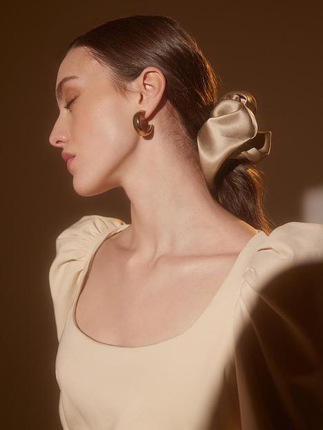 Набор шёлковых резинок Grande Amore «Cappuccino» ОПТ фото 6