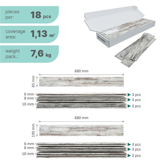 Панели 3D МДФ STELLA «Сосна Риальто» упаковка 1,13 м² ОПТ фото 3