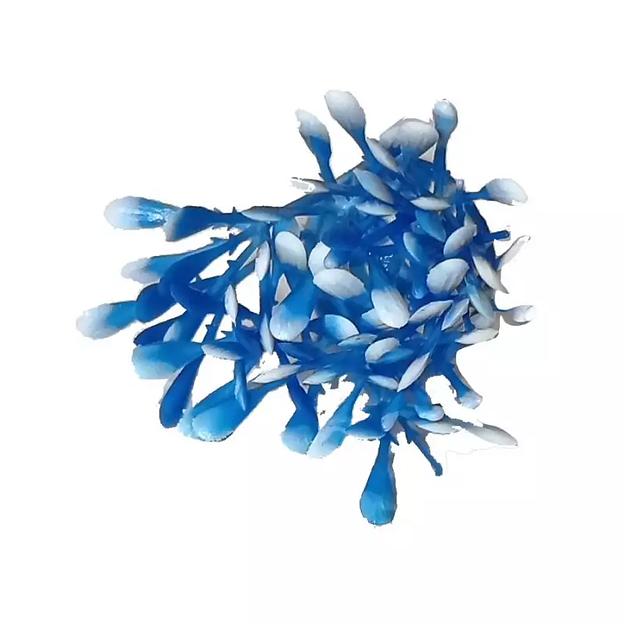 Добавка середина Синяя с белыми конч. (с крепл.) 6,5см 14с 1014шт/кг фото 2