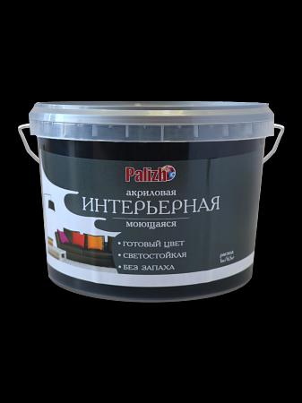 Краска акриловая интерьерная моющаяся цветная Palizh опт фото 1