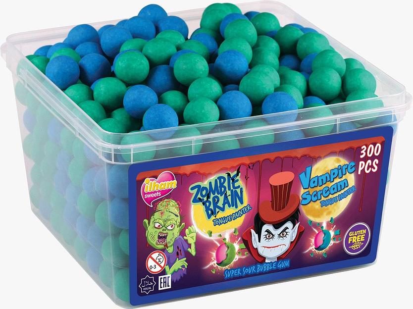 Жевательная резинка «Zombie Brain Vampire Scream» ОПТ фото 1
