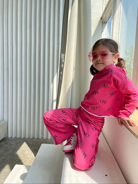 Свитшот MINI DI «Моника» MD на розовом, арт.810/60 ОПТ фото 4