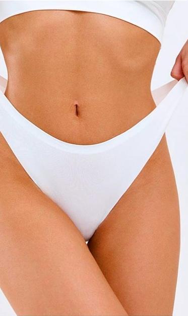 Трусы «Стринги» женские. Бесшовные, однотонные (р-р 46-48), Опт фото 3