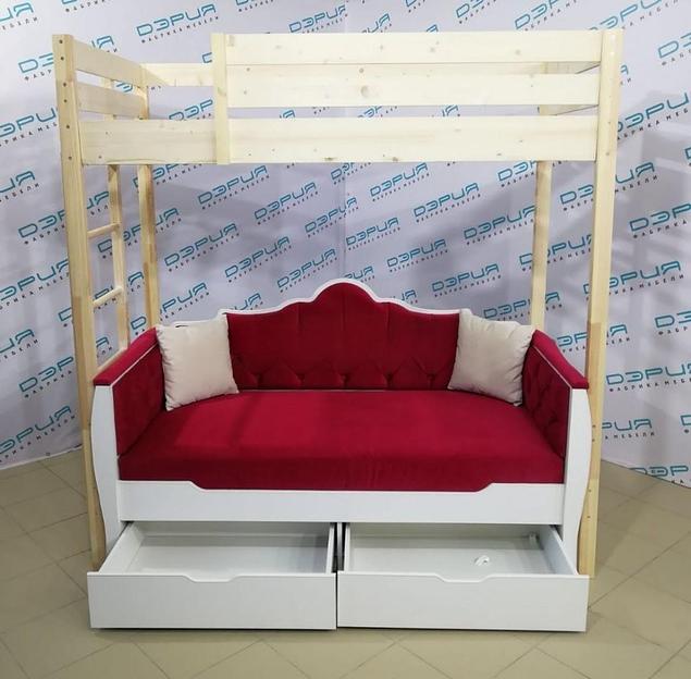 Кровать двухъярусная детская Дельта фото 1