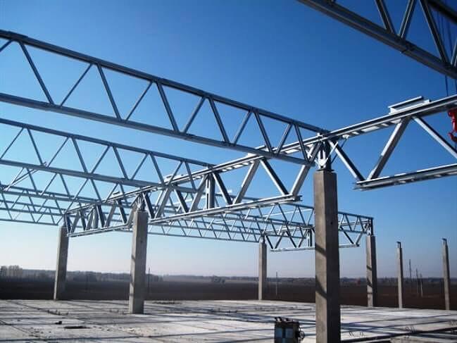 Металлические подстропильные фермы фото 2