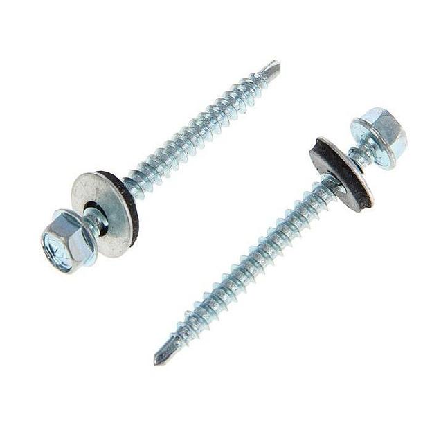 Саморез коньковый 4,8х70 Zn металл-дерево 150 шт/уп фото 1