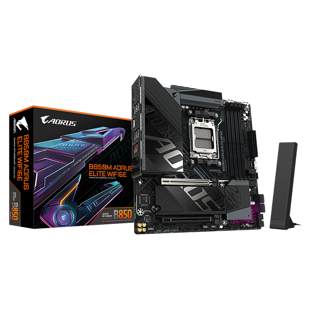 Материнская плата Gigabyte B850M AORUS ELITE WIFI6E, RTL фото 1