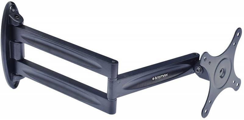 Кронштейн для телевизора Kromax TECHNO-11 черный 10"-32" макс.15кг настенный поворот и наклон фото 1