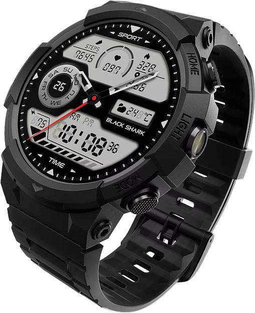 Смарт-часы Black Shark BS-W2402 (GS3 Sport) AMOLED корп.черный рем.черный (1746932) фото 1