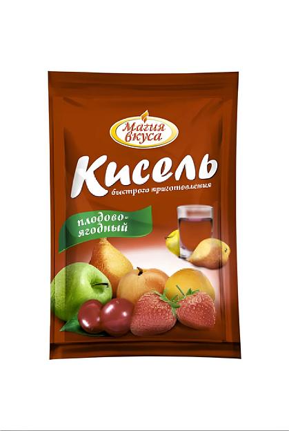 Кисель со вкусом плодовых ягод 900 гр ОПТ фото 1