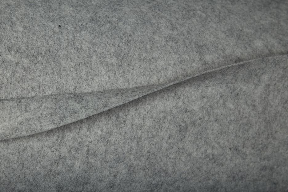 Войлок EVA синтетически каландрированный, 300 г/м², светло-серый, 160 см, опт фото 3