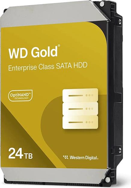 Жесткий диск WD SATA-III 24TB WD242KRYZ Gold 512E (7200rpm) 512Mb 3.5" фото 2