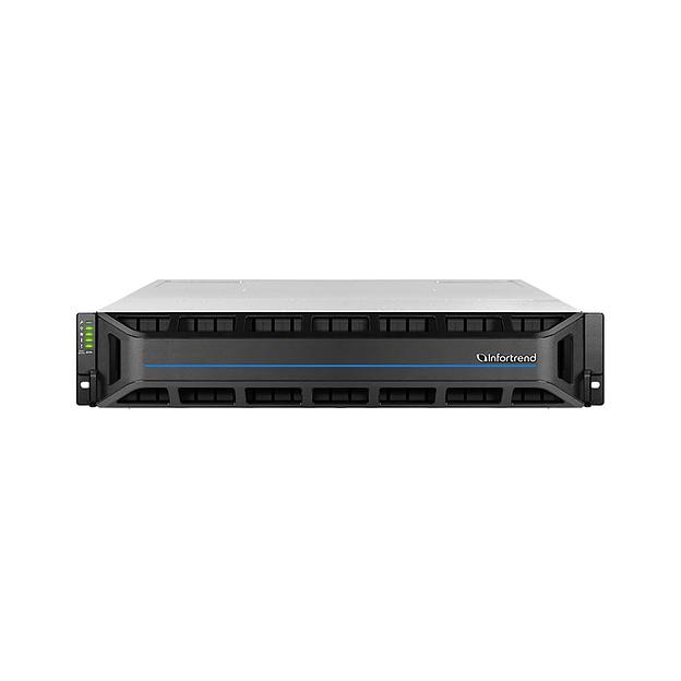 EonStor GS3025R02CBFD-8U32 (25x2.5 SAS/SATA, 2U, Cloud-Integrated Unified Storage, Dual Redundant Controllers (4x4GB Cache, 8x10Gb SFP+ ports, 4 FREE host board slots, 4x12Gb SAS ext ports, 2x SuperCapacitor+Flash+FAN Module, 2x530W), Rackmount Kit) фото 3