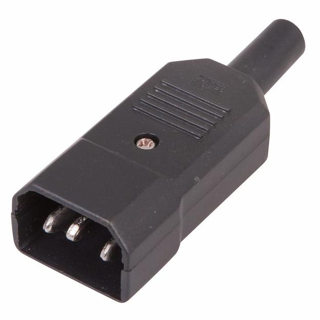 Штекер сетевой на шнур C14, фото 2