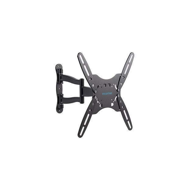 Кронштейн для телевизора Kromax TECHNO-5, 15-55", настенный, поворот и наклон, серый [20075] фото 1