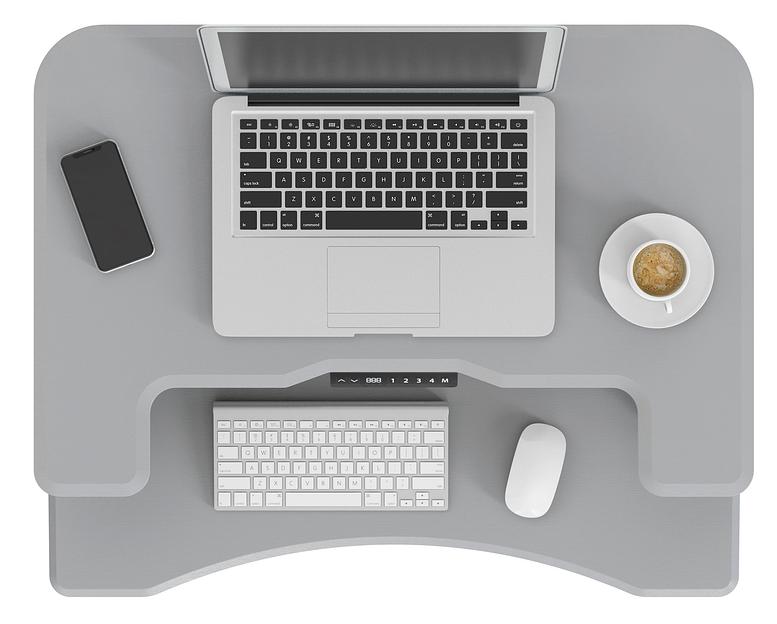 Стол для ноутбука Cactus VM-FDE103 столешница МДФ серый 91.5x56x123см (CS-FDE103WGY) фото 7