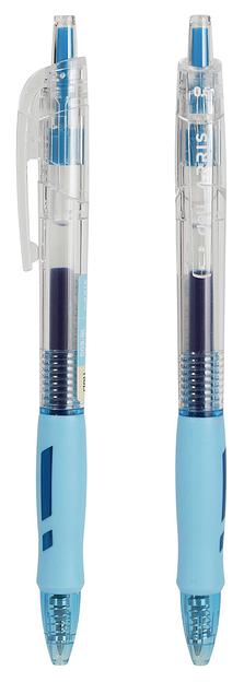 Ручка гелев. Deli Arris EG09-BL синие автоматическая линия 0.7мм фото 2