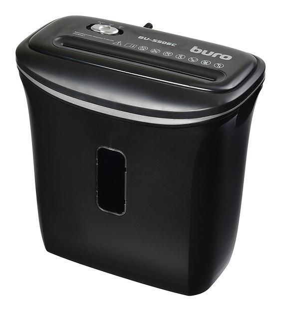 Шредер Buro Home BU-S506C (секр.P-4) фрагменты 5лист. 12лтр. пл.карты фото 1