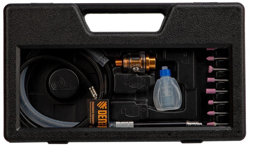 Пневматический гравер PE54000, 54000 об/мин, 3 мм, 57 л/мин// Denzel фото 7