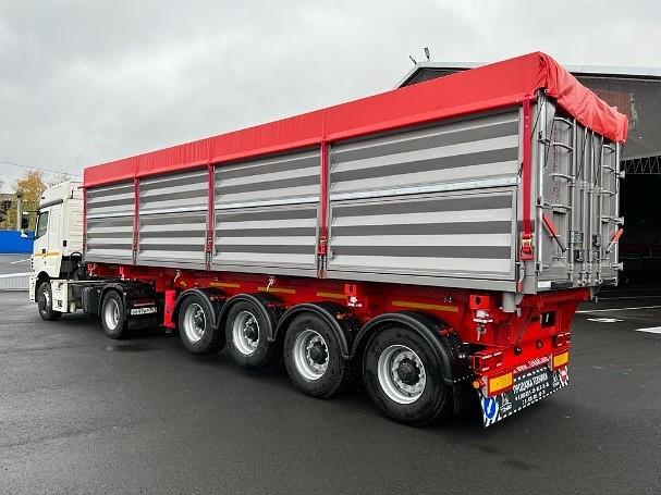 Полуприцеп-Зерновоз Самосвал (свал назад) Тонар 9988 45 куб.м 4 оси фото 4