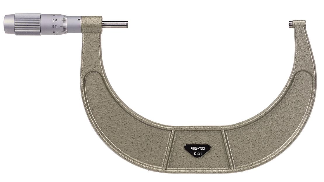 Микрометр гладкий МК- 150 0,01 (Польша) VIS с поверкой фото 1