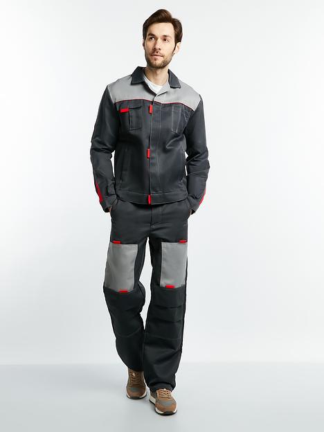 Костюм «Экосиз-Фаворит-Р-1» серый/светло-серый ОПТ фото 1