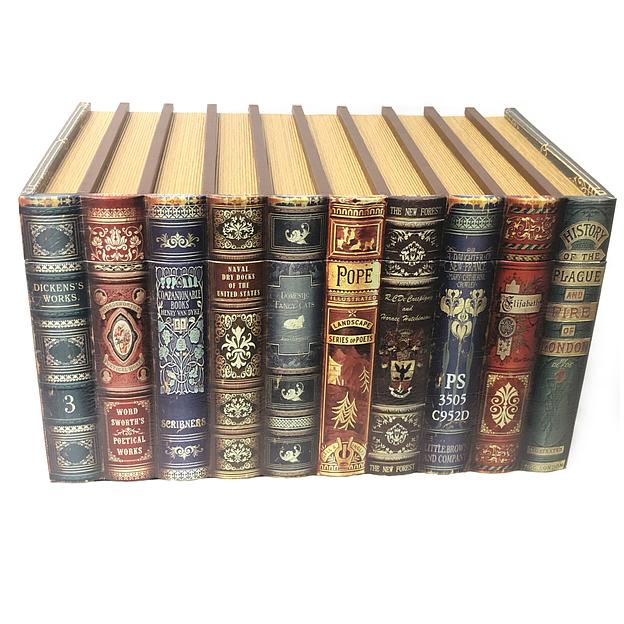 Декоративный сундук Grand forest для хранения с вертикальными книгами Малый 44х26х25 см фото 1