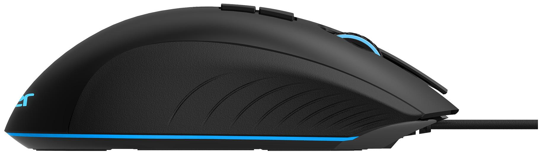 Мышь Acer OMW123 черный оптическая (6400dpi) USB (6but) фото 3