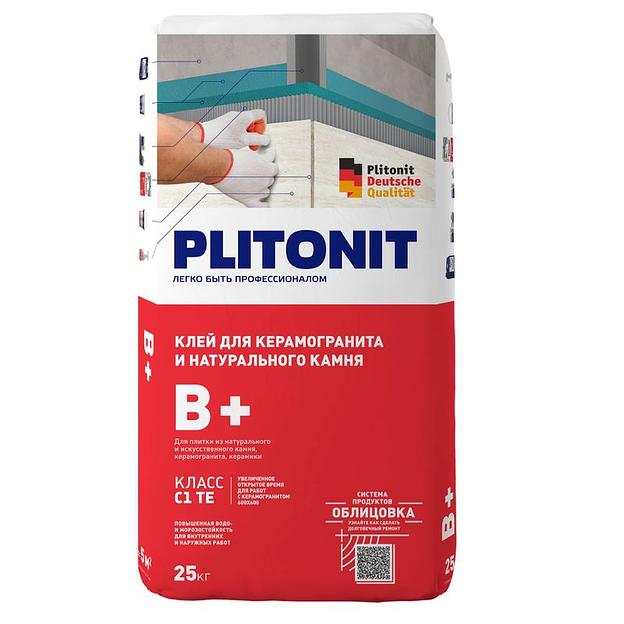 Клей для плитки Plitonit B+ С1ТЕ, 25 кг фото 1
