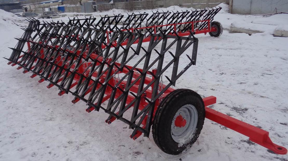 Борона зубовая односледная БЗУ-12 фото 1