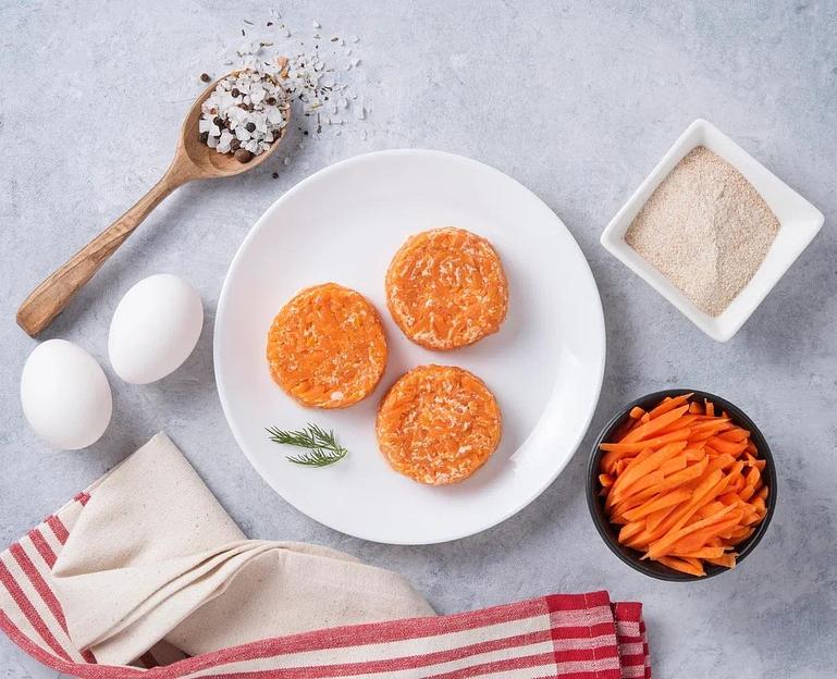 Замороженные котлеты морковные, опт фото 1