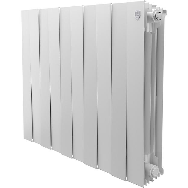 Радиатор биметаллический секционный 500/100/10 боковое подключение цвет Bianco Traffico фото 1