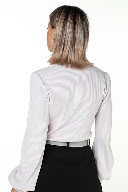 Блузка вискоза  4176/02/Светло-серый  фото 5