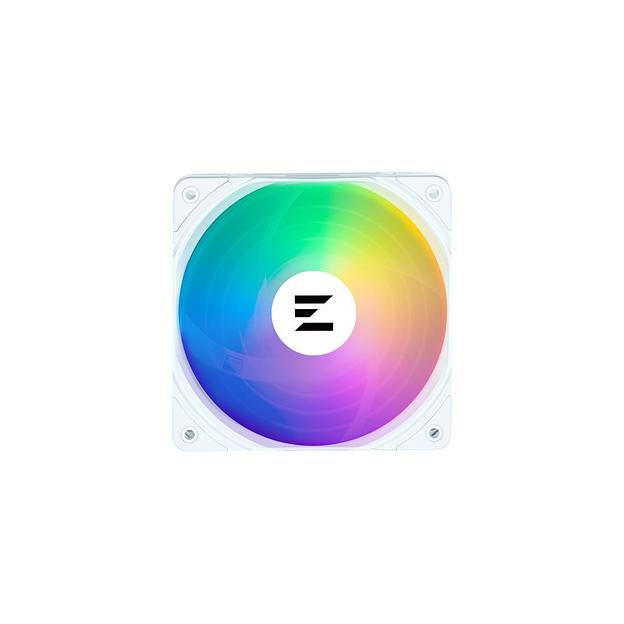 Вентилятор Zalman ZM-AF120 120мм, 4-pin, 2000об/мин, 29.7 дБ, ARGB, белый, Ret [zm-af120 argb white] фото 1
