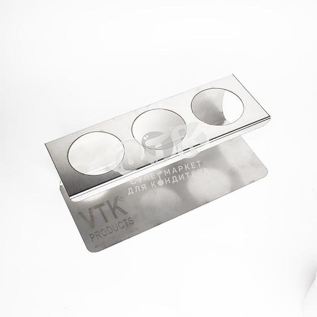 Подставка для соусов 3 ячейки нержавеющая сталь фото 3