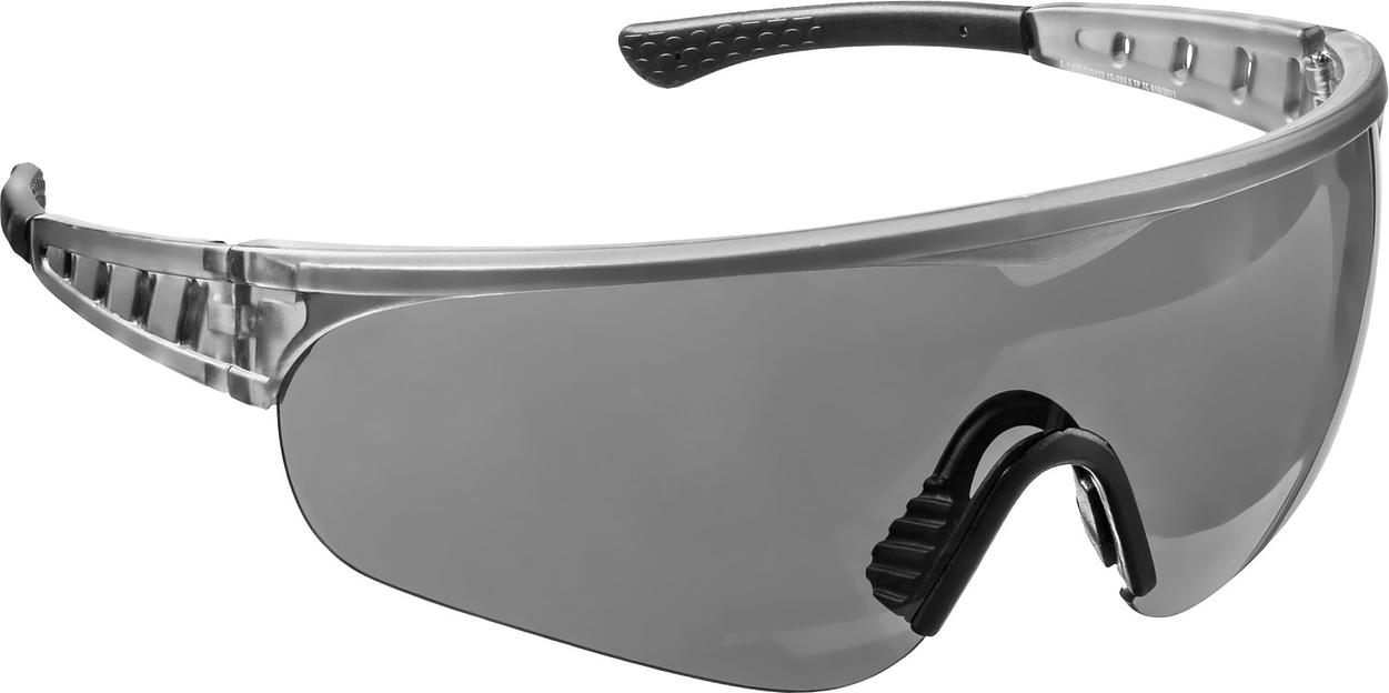 STAYER HERCULES открытые, серые защитные очки, открытые, оптический класс 1, Professional (2-110432) фото 1