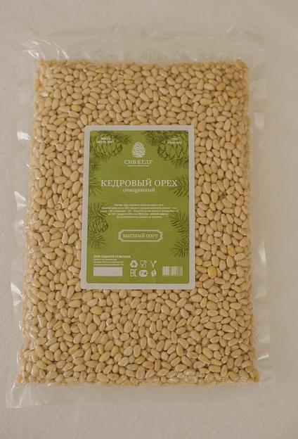 Ядро кедрового ореха очищенное, 500 г ОПТ фото 1
