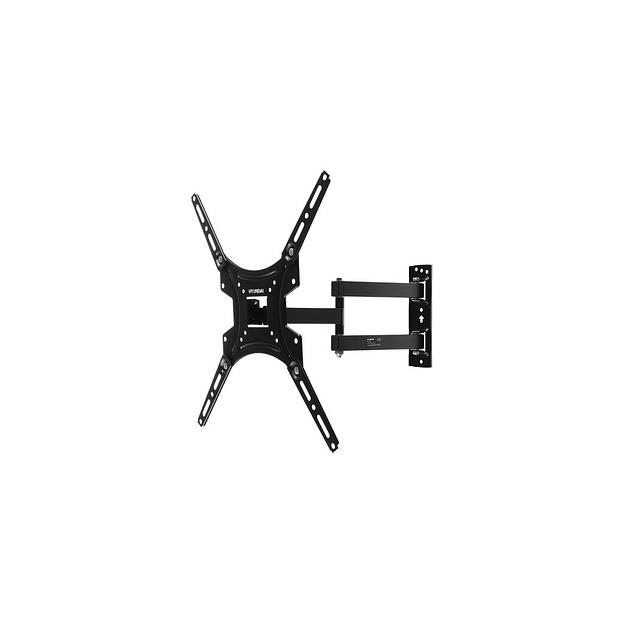 Кронштейн для телевизора Hyundai GL-N3, 20-65", настенный, поворотно-выдвижной и наклонный, черный [hma65fs325bk74] фото 1