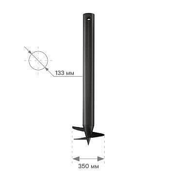 Винтовая свая 133х4000 фото 2