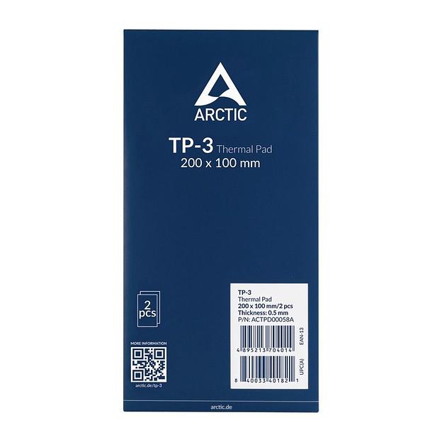 Термопрокладка Arctic Thermal pad 200x100mm, 0,5mm - 2 Pack TP-3 (ACTPD00058A) фото 4