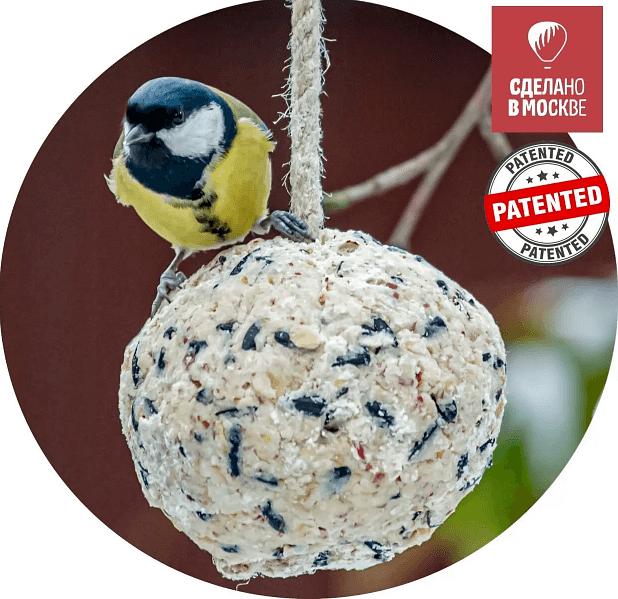 Корм для парковых и лесных птиц - Большой питательный шар для птиц фото 1