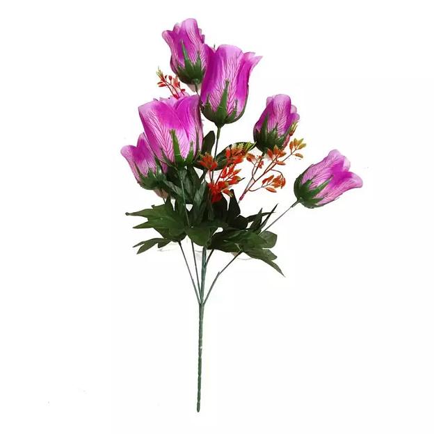 Букет с розами на 7 головы 52см 393-607 фото 4