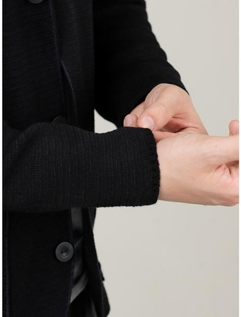 Кардиган мужской «Остап» чёрный ОПТ фото 5