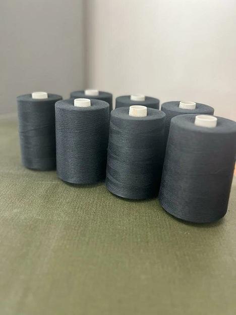 Арамидная швейная нить 75 НШТ-Ш чёрная, 3000 м ОПТ фото 2