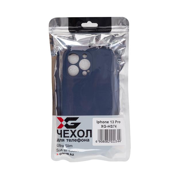 Чехол для телефона XG XG-HS74 для Iphone 13 Pro Силиконовый Тёмно-синий фото 3