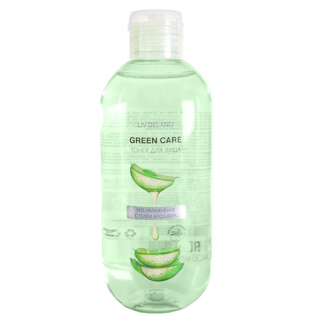 Liv delano green care тонер для лица sos-увлажнение с гелем алоэ вера 200мл фото 1