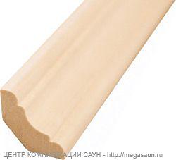 Плинтус липа 30Х30Х1800мм. 1 сорт. фото 1