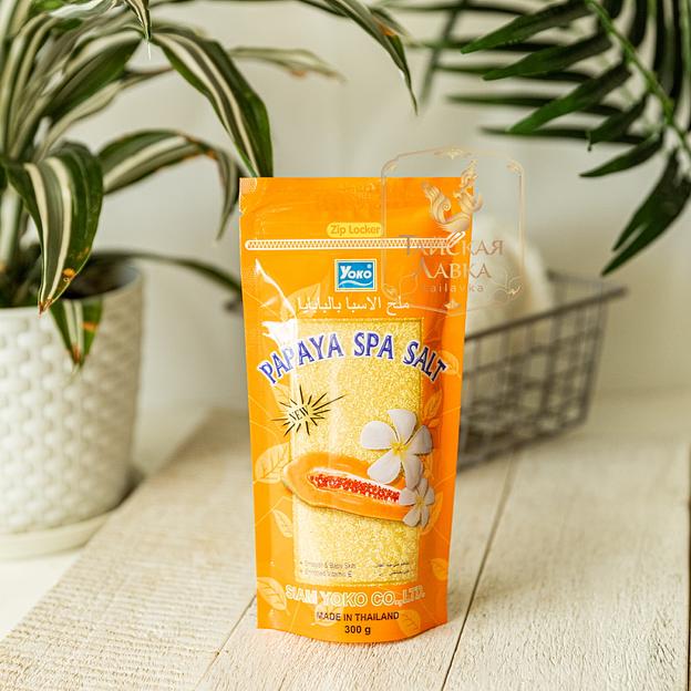 Спа-Скраб д/тела Солевой "Папайя" YOKO фото 1